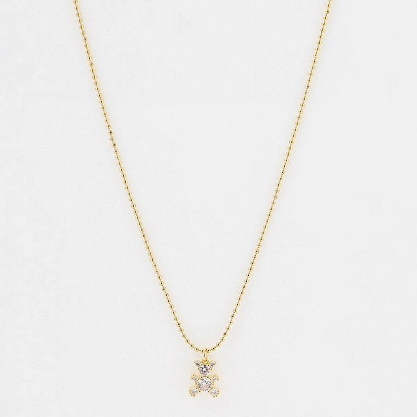 Изображение товара PABUR Колье BEAR (diamond), цвет: Золотой