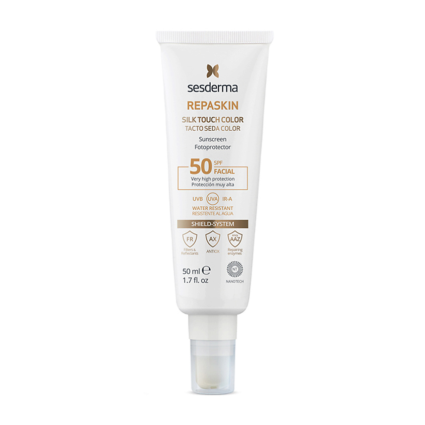 Изображение товара SESDERMA Средство солнцезащитное SPF 50 REPASKIN SILK TOUCH COLOUR, 50 мл