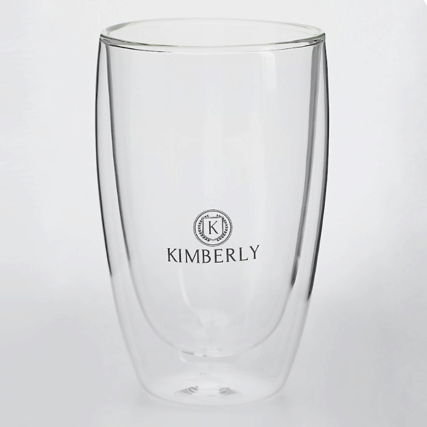 Изображение товара KIMBERLY Термостойкий стеклянный стакан с двойными стенками, 450 мл, Прозрачный