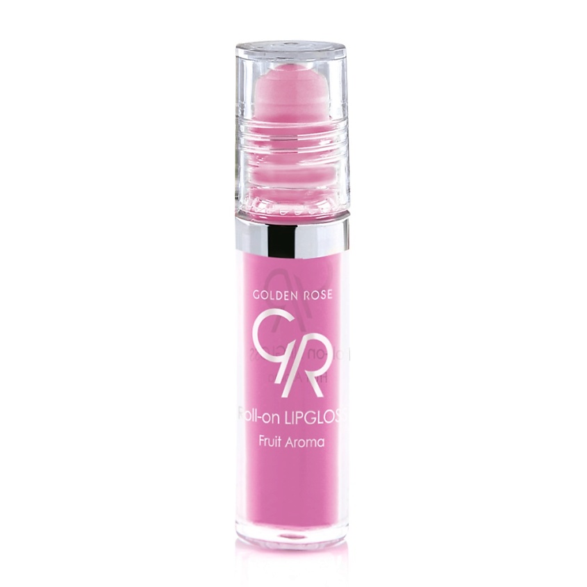 Изображение товара GOLDEN ROSE Блеск для губ Fruit Roll On Lipgloss, Strawberry