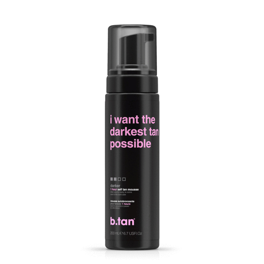 Изображение товара B.TAN Мусс-автозагар i want the darkest tan possible self tan mousse, 200 мл