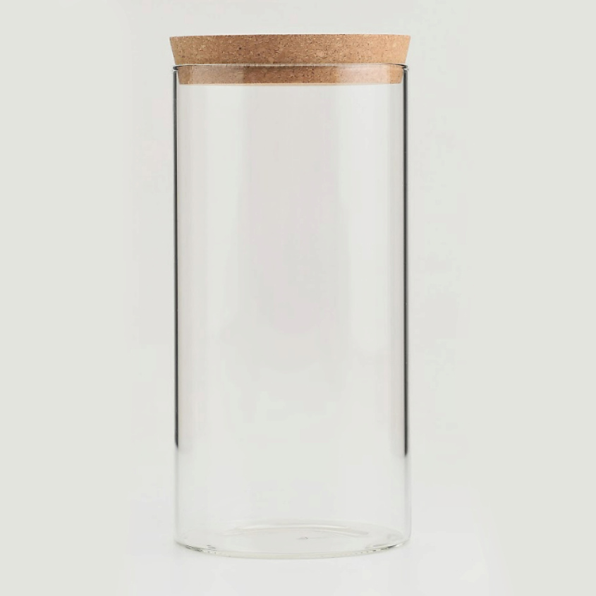 Изображение товара KIMBERLY Банка для хранения с крышкой пробкой, 1400 мл., Прозрачный