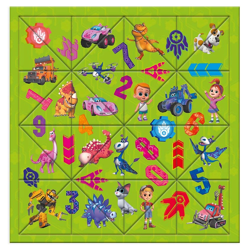 Изображение товара Геодом Головоломка с дополненной реальностью Турбозавры для детей 3+