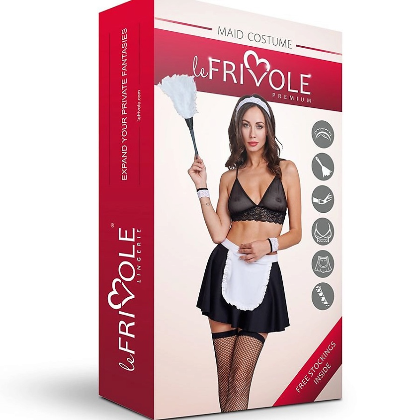 Изображение товара LE FRIVOLE Костюм Французской горничной, цвет: Черный, размер: 42