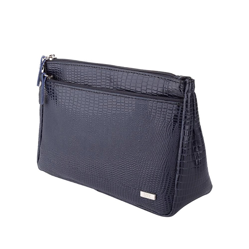 Изображение товара Женская натуральная кожаная косметичка ESSE ЛЕНА с карманом Синий