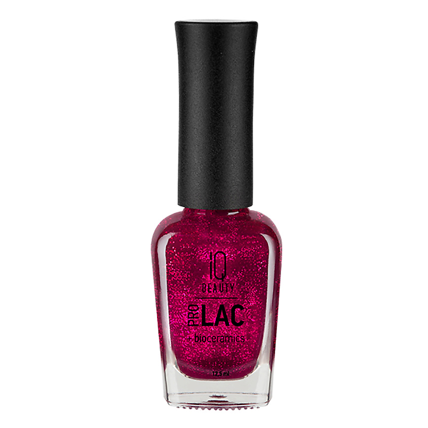 Изображение товара IQ BEAUTY Лак для ногтей укрепляющий с биокерамикой PROLAC+bioceramics, цвет: Красный, 12.5 мл
