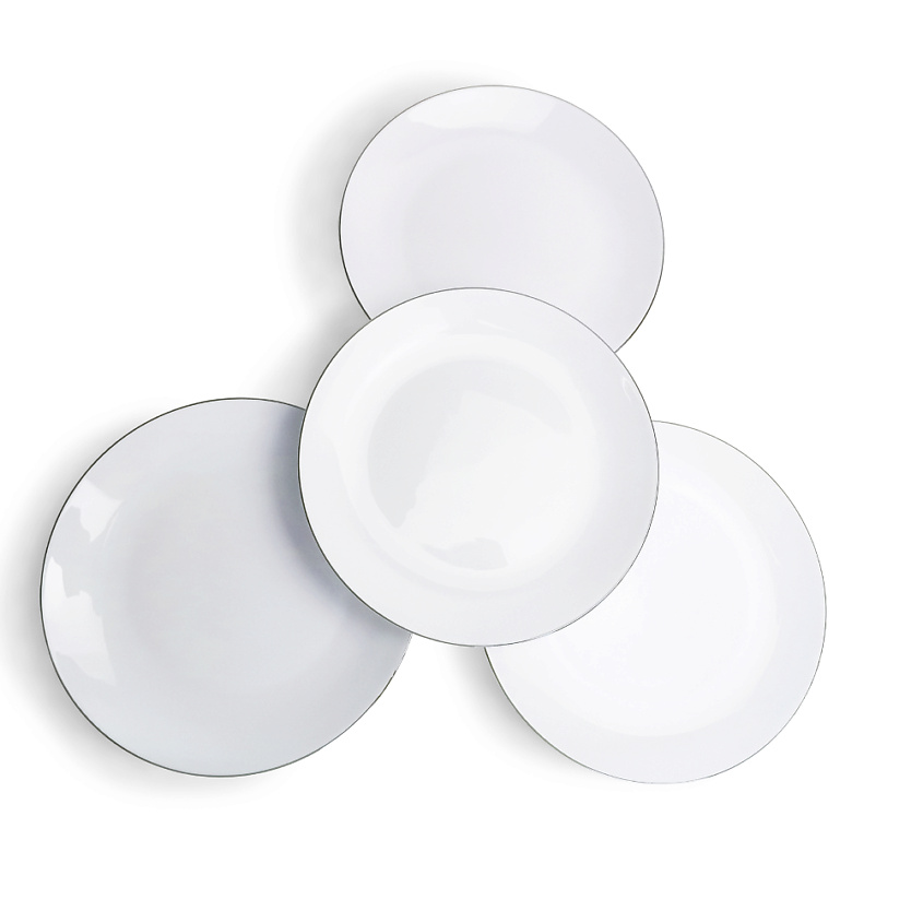 Изображение товара MANDARIN DECOR Набор тарелок, цвет: белый