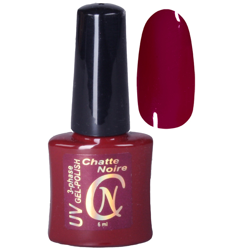 Изображение товара CHATTE NOIRE Гель-лак для ногтей Lilac, тон 1048 красно-сиреневый, 6 цвет