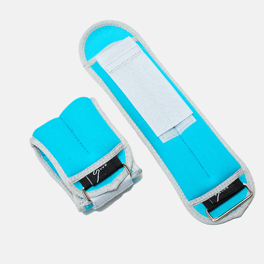 Изображение товара L-V-P Набор утяжелителей для рук и ног S, цвет: Голубой, 2 цвет