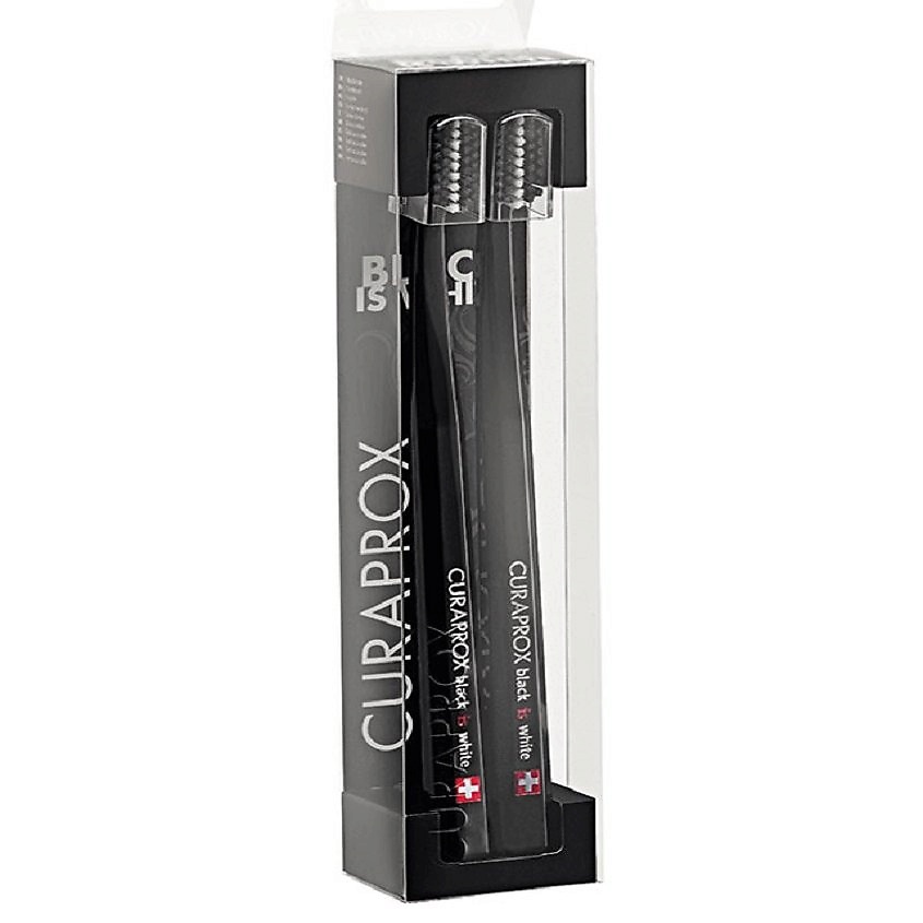 Изображение товара CURAPROX Набор зубных щеток "ultrasoft" черная, цвет: Черный