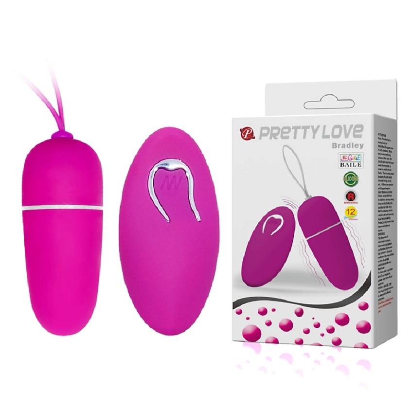 Изображение товара PRETTY LOVE Вибратор-пуля "BREDLI", 12 ф-ций, с ДУ, 1 шт.