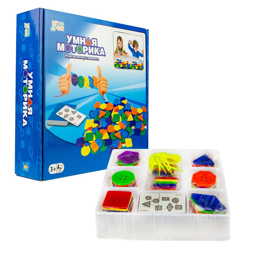 Изображение товара Настольная игра Умная моторика от 1TOY для развития мышления и моторики детей