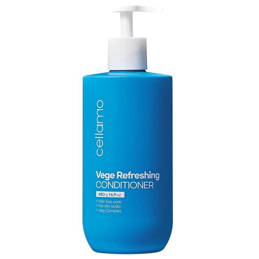 Изображение товара Кондиционер CELLAMO Vege Refreshing для жирной кожи головы и волос 480 г