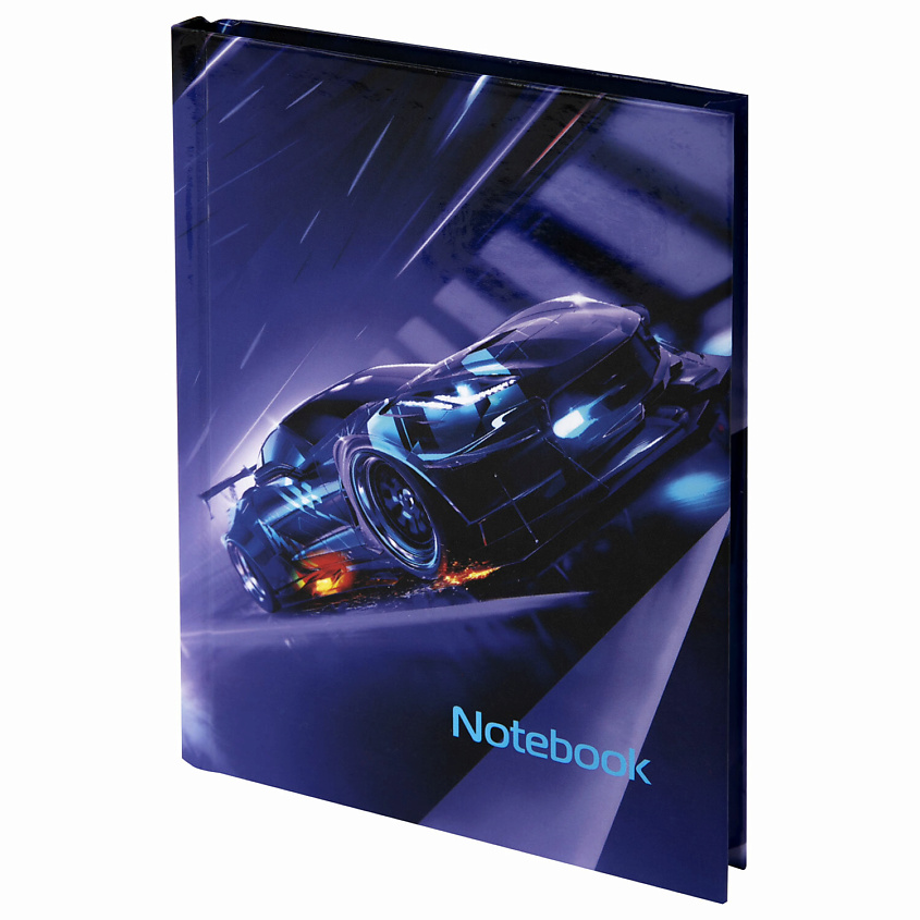 Изображение товара BRAUBERG Блокнот А6, твёрдый, клетка KIDS, Super Car, 80 листов