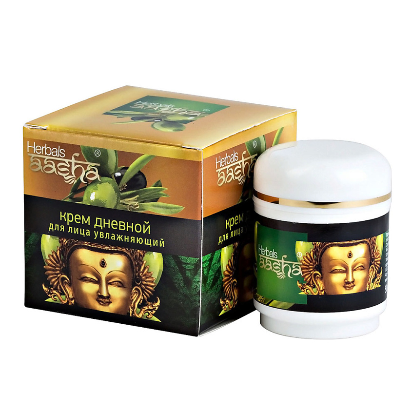Изображение товара AASHA HERBALS Крем для лица дневной увлажняющий, 50 г