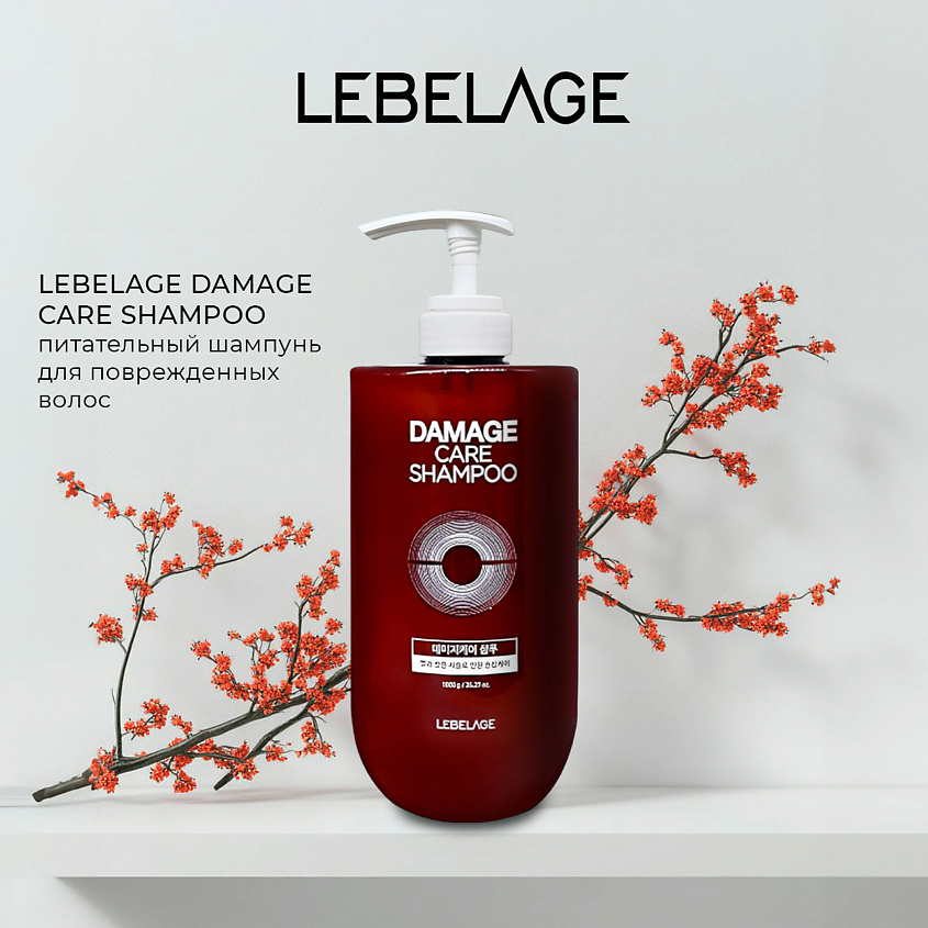 Изображение товара LEBELAGE Шампунь для волос DAMAGE CARE SHAMPOO, 1 шт.