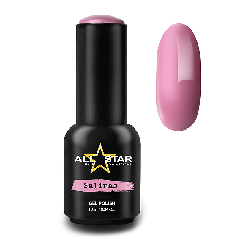 Изображение товара ALL STAR PROFESSIONAL Гель-лак Rose 10 мл гипоаллергенный стойкий профессиональный оттенок