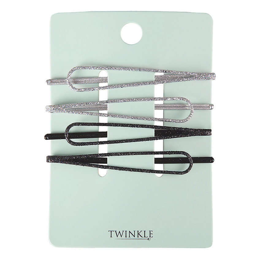 Изображение товара TWINKLE Заколки капли, 4 шт. женственный аксессуар для волос
