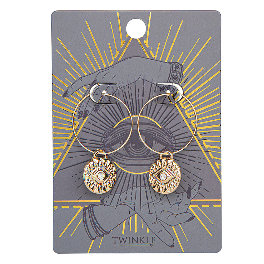 Изображение товара Серьги TWINKLE MYSTIC COLLECTION Eyes - украшения с магической эстетикой