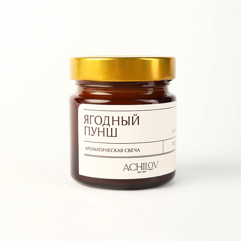 Изображение товара ACHILOV Ароматическая свеча "Ягодный Пунш", 400 мл