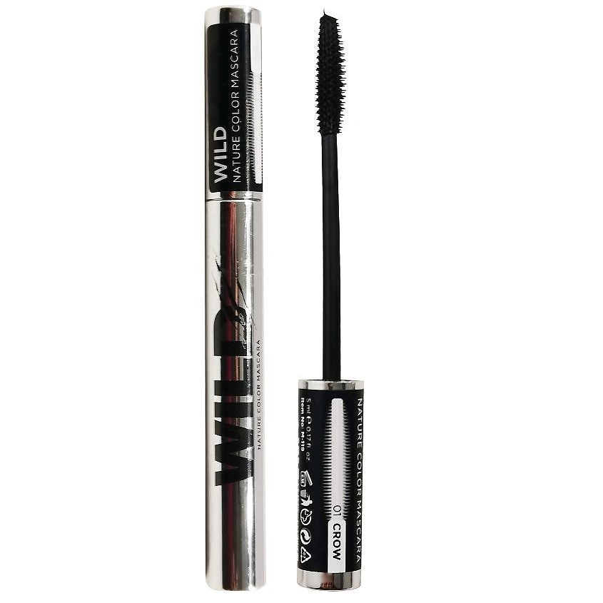 Изображение товара PARISA COSMETICS Тушь для ресниц цветная WILD NATURE, 01 Черный