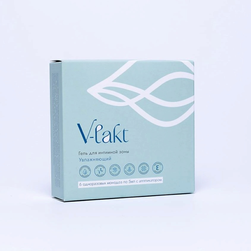 Изображение товара V-LAKT Гель увлажняющий для интимной зоны, 5 ml* 6 шт
