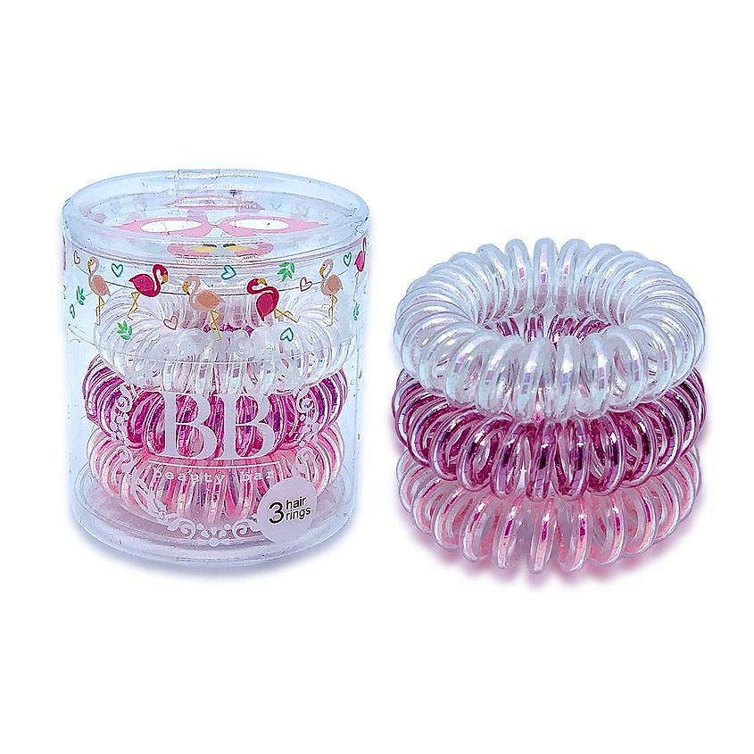 Изображение товара BEAUTY BAR Резинки для волос Металлика, цвет: сиреневый