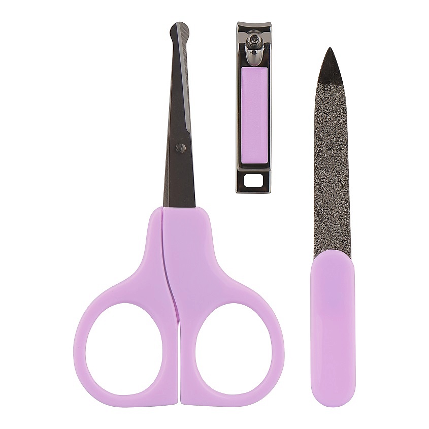 Изображение товара LUBBY Маникюрный набор с рождения, щипчики - 1 шт.; пилочка - 1 шт.; ножнички - 1 шт.