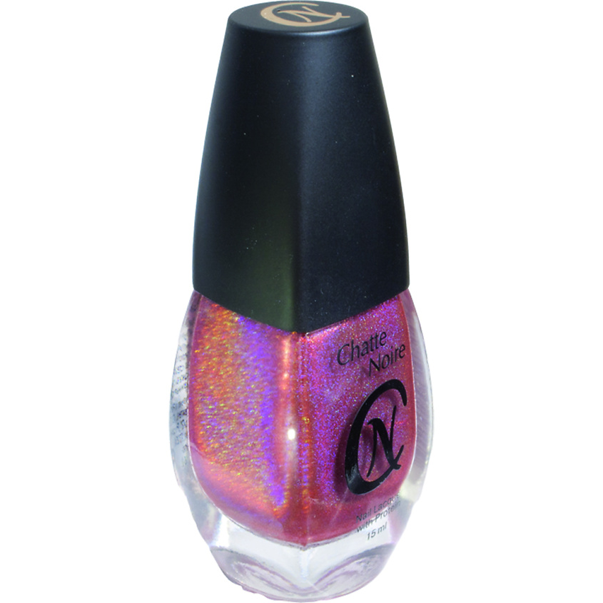 Изображение товара Лак для ногтей CHATTE NOIRE Супер голограмма тон 724 красный голографический 15 мл