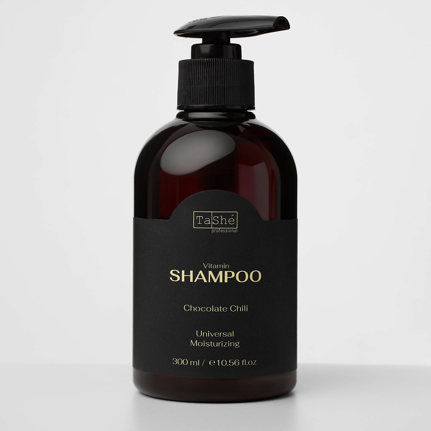 Изображение товара TASHE PROFESSIONAL Универсальный шампунь для волос с витаминами "Chocolate Chili", 300 мл