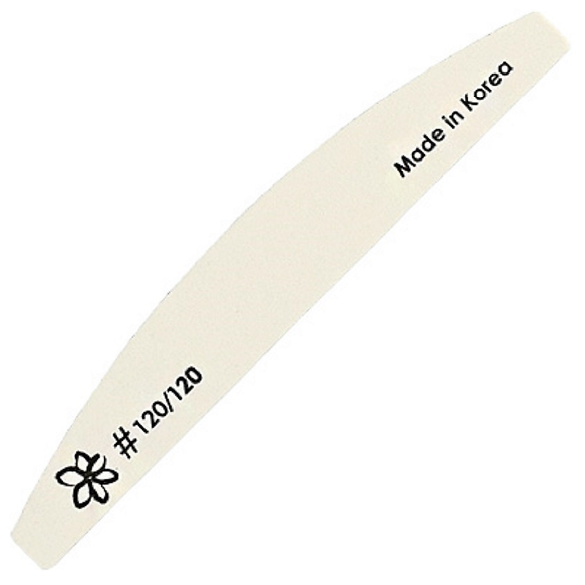 Изображение товара IRISK Пилка белая лодка #120/120, Белый, 1шт