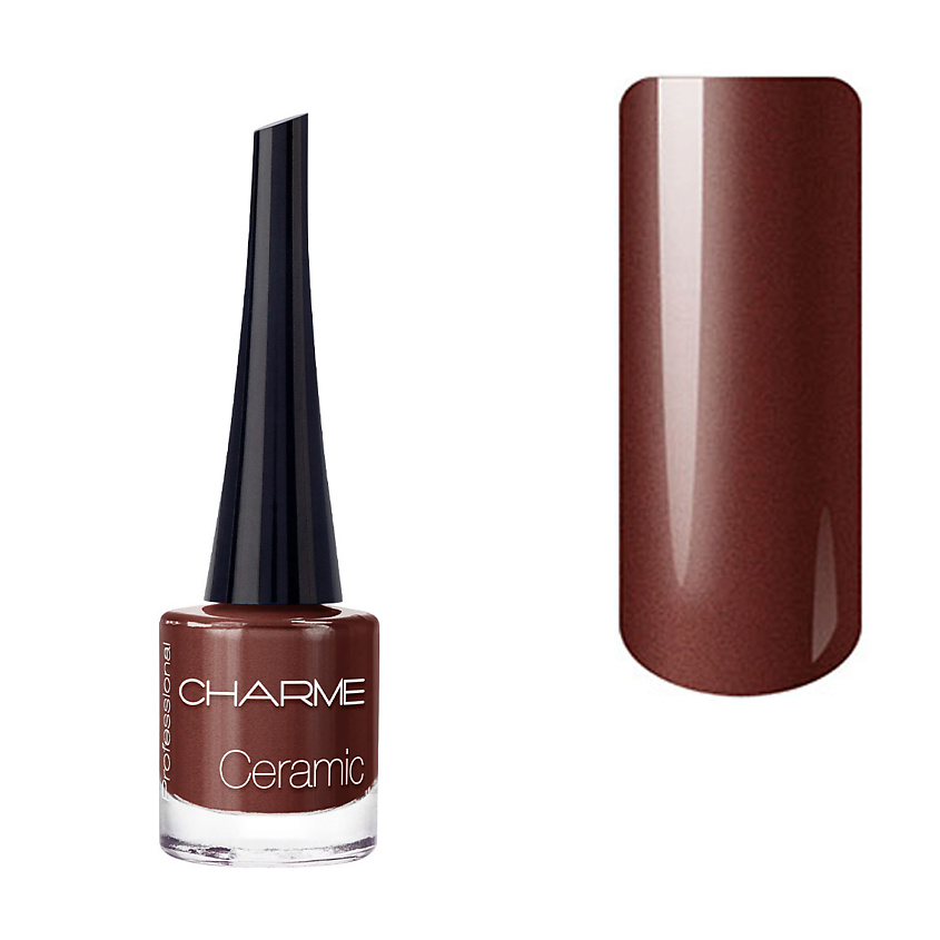 Изображение товара CHARME Лак для ногтей "Ceramic", Горячий шоколад матовый