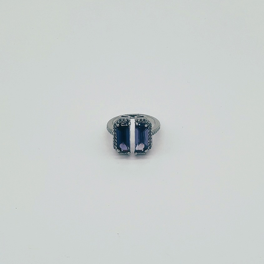 Изображение товара Кольцо PABUR BLUE ICE размер 17 женское стильное бижутерное украшение