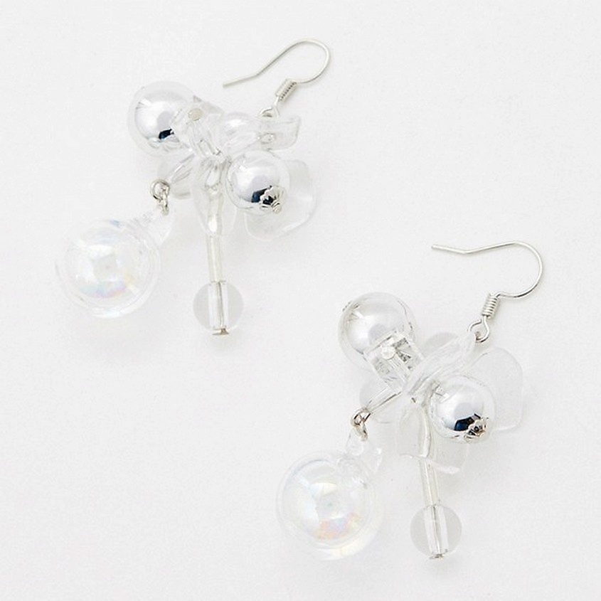 Изображение товара BOCCIOLO Серьги GLASS, цвет: Серебряный