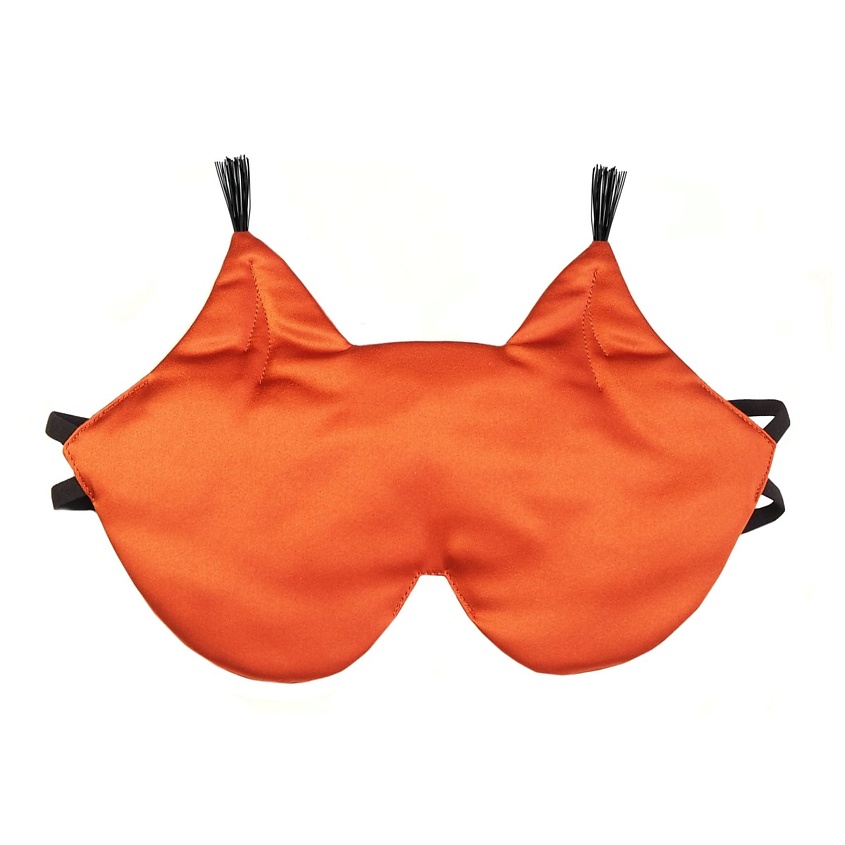 Изображение товара SILK MANUFACTURE Шёлковая маска для сна из 3-х видов натурального шёлка, Оранжевый