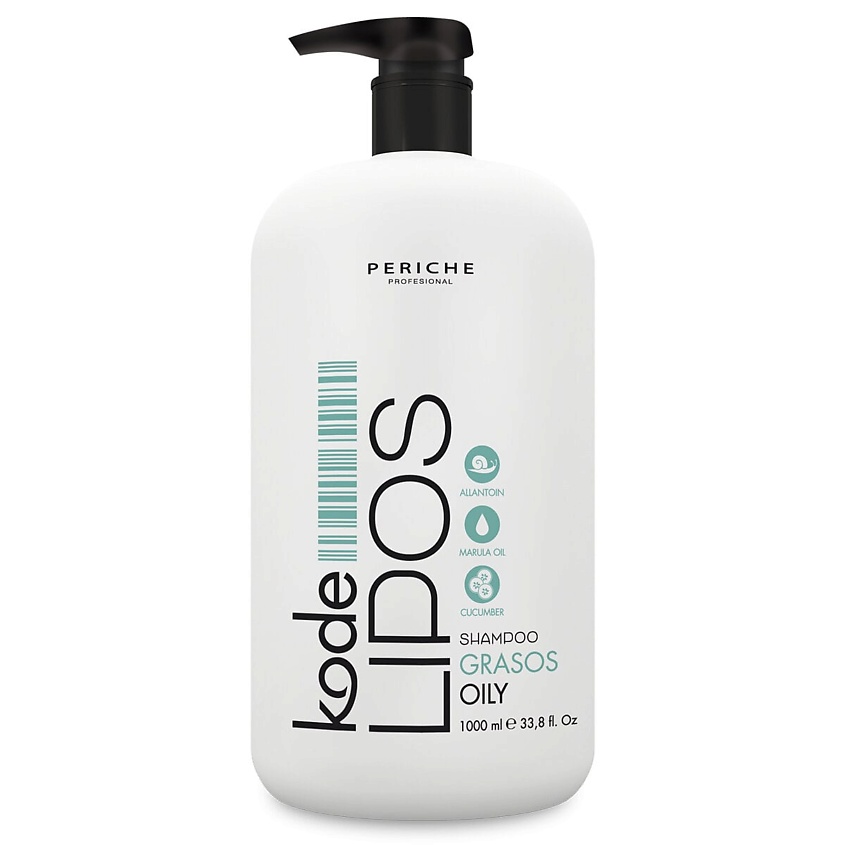 Изображение товара PERICHE PROFESIONAL Шампунь для жирных волос Kode LIPOS Shampoo Oily, 1000 мл