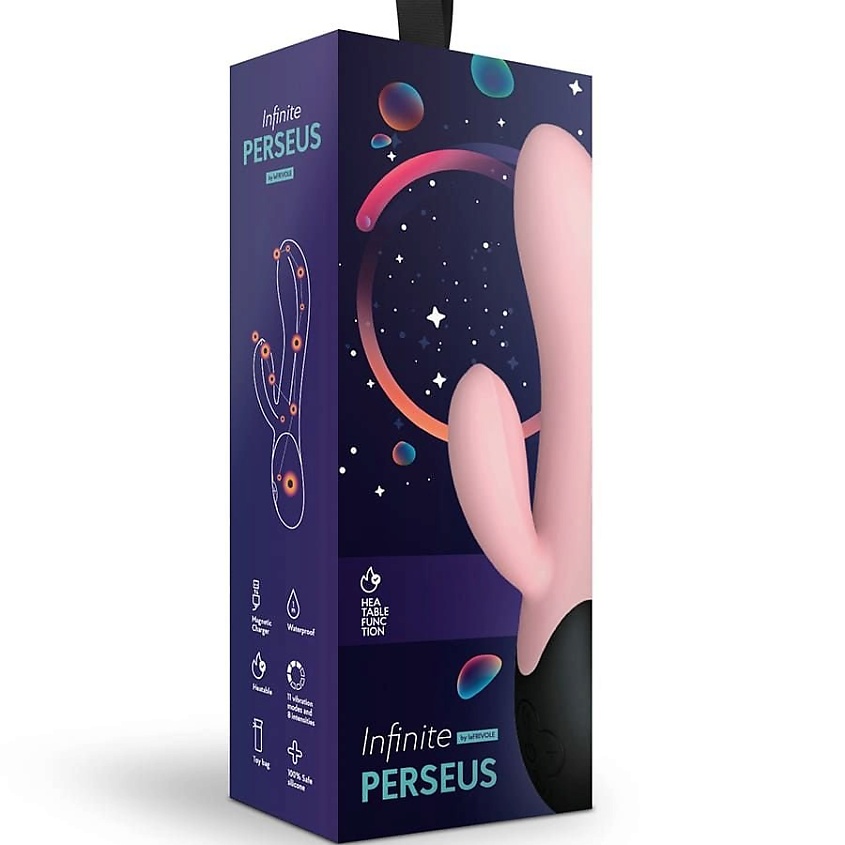 Изображение товара LE FRIVOLE Нагреваемый вибратор с клиторальным отростком Perseus, 1 шт.