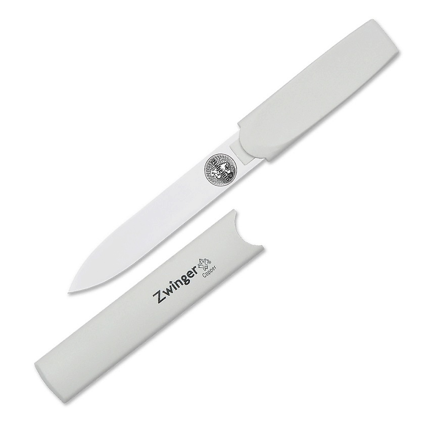 Изображение товара ZWINGER Пилка для ногтей стеклянная в пластиковом футляре, 128мм, Белый