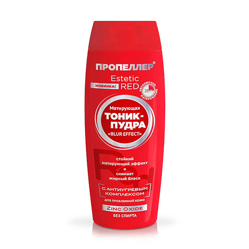 Изображение товара ПРОПЕЛЛЕР Матирующая тоник-пудра Zinc Oxide Estetic RED, 100 мл