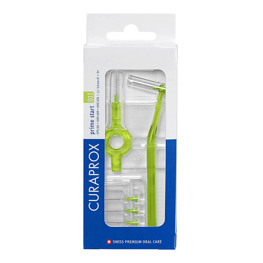 Изображение товара CURAPROX Набор для гигиенического ухода: 5 ершиков CPS 08 с держателями