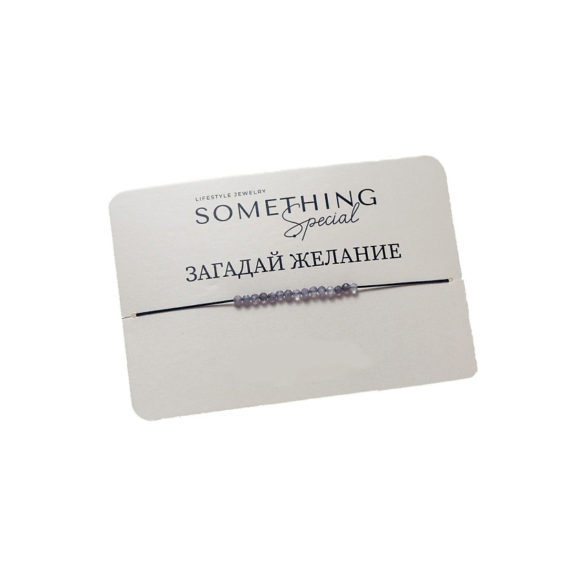 Изображение товара Браслет SOMETHING SPECIAL с аметистом на нейлоновой нити
