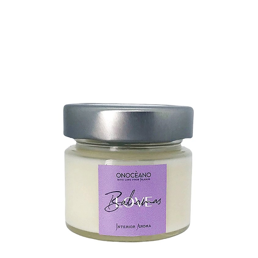 Изображение товара ONOCEANO Свеча ароматическая BAHAMAS, 100 мл