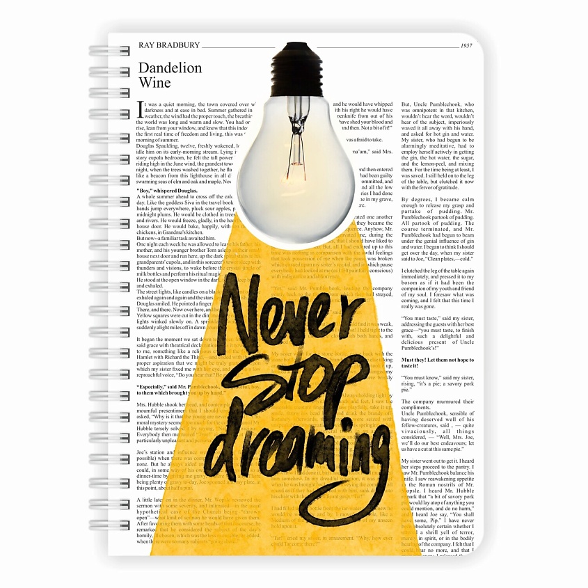 Изображение товара REMARKLEE Блокнот в точку Never 2.0 Creative А5 Белый