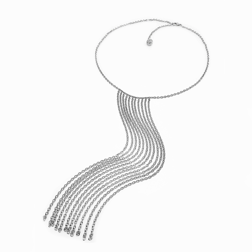 Изображение товара KOSHIKA Колье Галстук, цвет: Серебряный