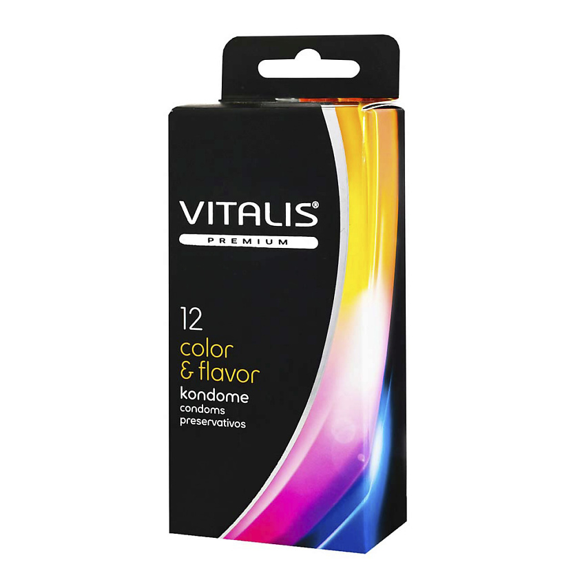 Изображение товара VITALIS PREMIUM Color&Flavor цветные ароматизированные презервативы 12 шт