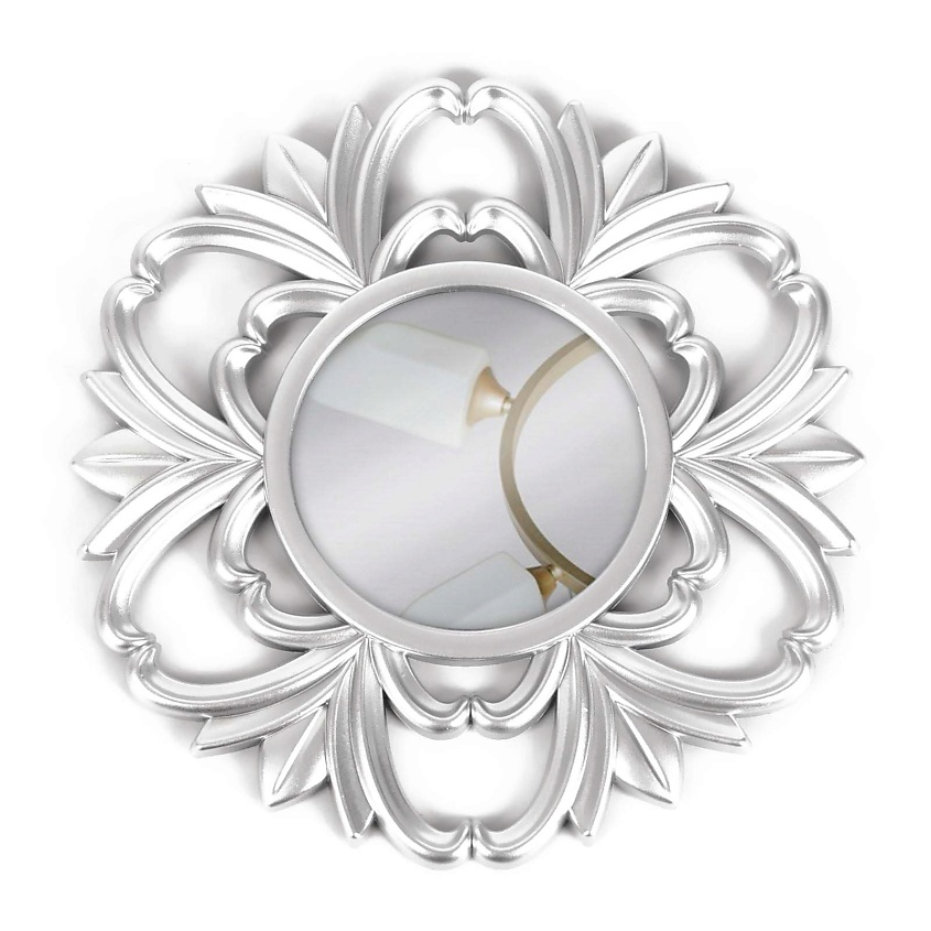 Изображение товара QUEEN FAIR Зеркало настенное «Цветочки», Серебряный