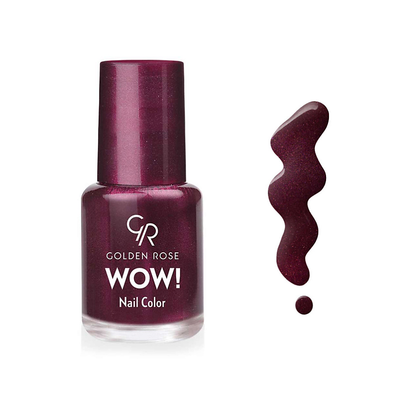 Изображение товара GOLDEN ROSE Лак для ногтей WOW! Nail Color Clear, №55