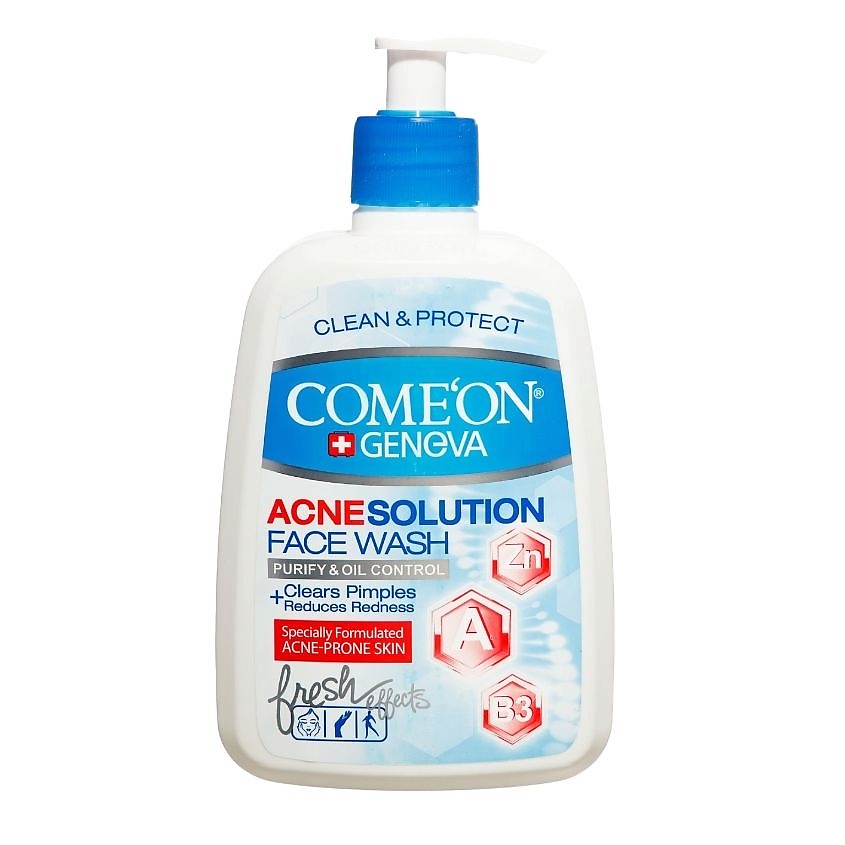 Изображение товара COME'ON Гель для умывания проблемной кожи лица (против акне) с лечебным и заживляющим эффектом, 500 мл