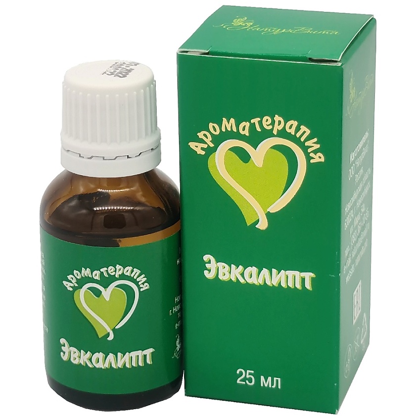 Изображение товара Эфирное масло эвкалипта NATURVITAROMA 25 мл для ароматерапии и ухода
