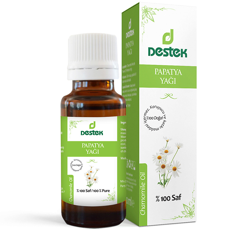 Изображение товара Эфирное масло ромашки для лица и тела 20мл натуральное и успокаивающее